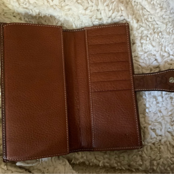 Authentic Gucci Brown Guccissima Leather Hysteria Long Monogram Wallet - Picture 8 of 15